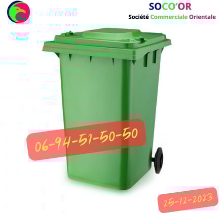 poubelle maroc prix