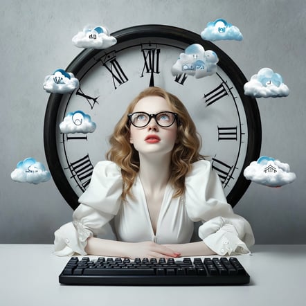 alice in numberland contemplating cloud bookkeeping software