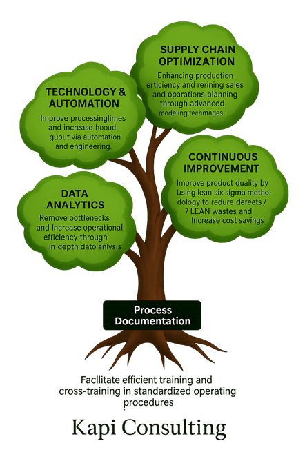 Continuous improvement, data analytics and automation are utilised at Kapi Consulting