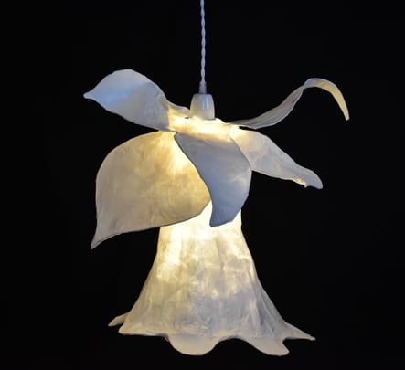 suspension lumineuse jardin d'Alice au pays des merveilles