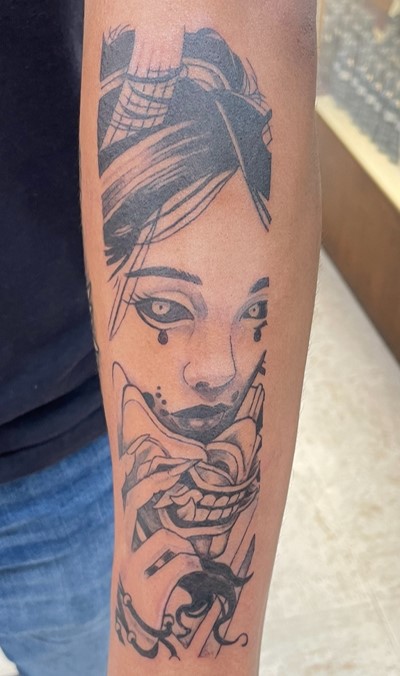 Tattoo Joker Girl
