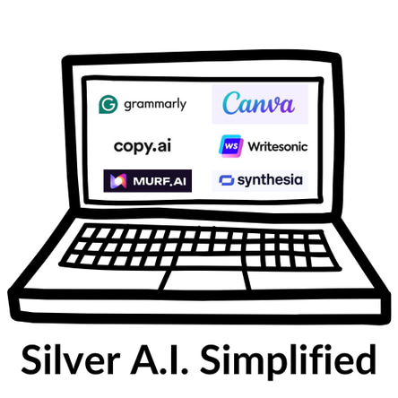 Silver A.I. Simplified logo