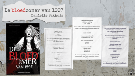 Frame uit Prezi boekpromotie 'De Bloedzomer van 1997'