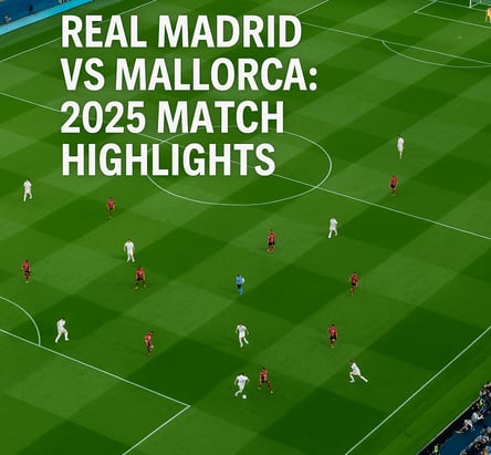 Real Madrid vs Mallorca 2025 Match Highlights
