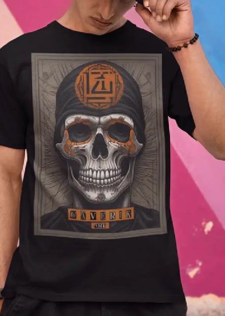 As camisetas da Cavérik são produzidas com as melhores técnicas de estamparia Reversa Ink