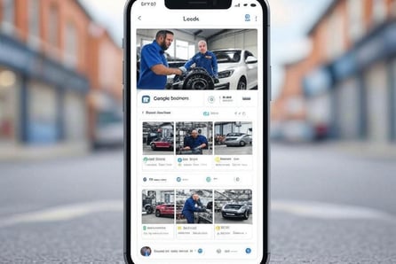 Google Business Profile for Leeds garage, optimised by local SEO expert
