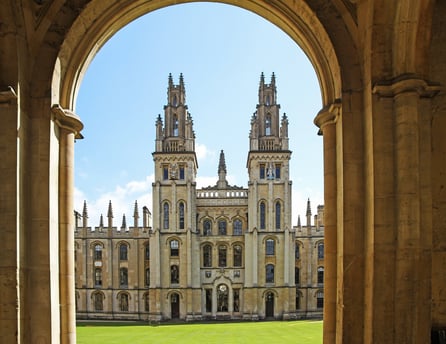 Oxford University archway