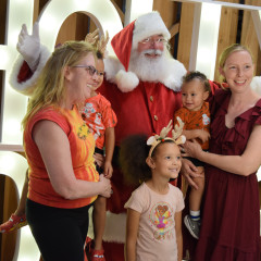 The Santa Cowboy at Home for the Holidays Market