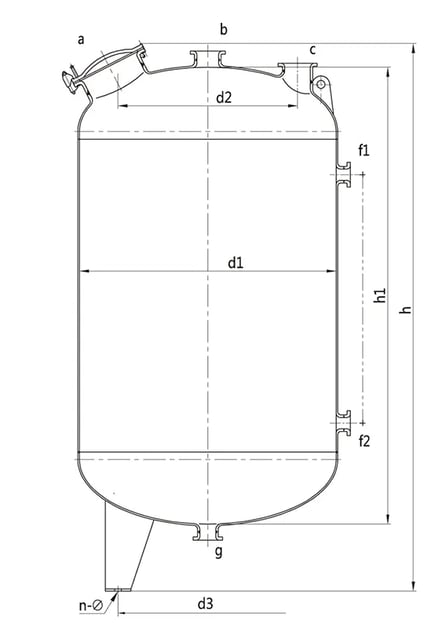 glass lined chemical reactor / vessel / storage tanks