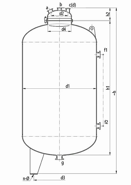 glass lined chemical reactor / vessel / storage tanks
