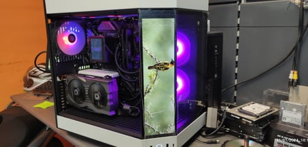 equipo ordenador con 3D