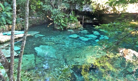 Mexico - Ecopark Kantun Chi, see cenotes, kayak, and relax
