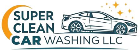 Super Clean car washing logo