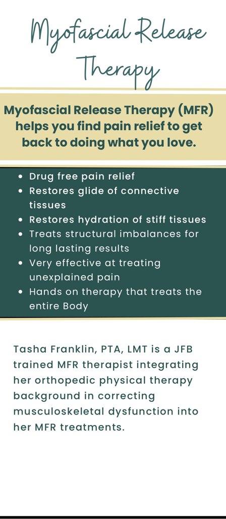 Myofascial release treatment for pain relief, recovering from surgery, bodywork, emotional release