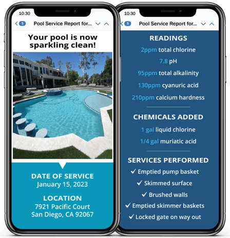 Pool Visit Reports