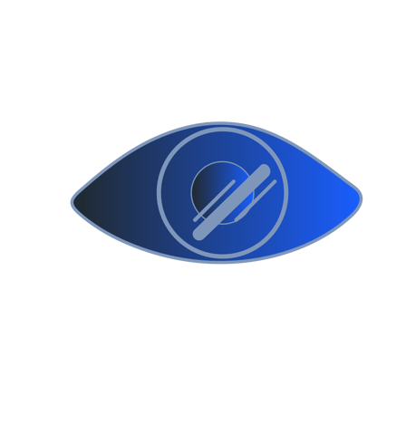 Decorative eye symbol icon