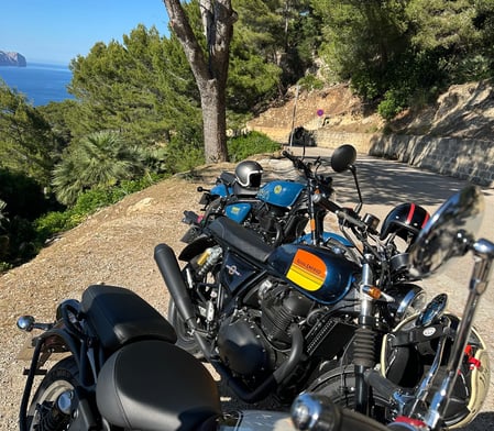 Schönste Plätze der Insel erkunden, Motorrad touren, Royal Motos Mallorca