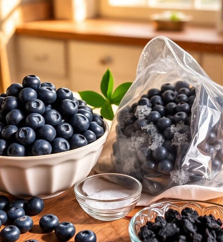 Fresh, Frozen and Dried Blueberries