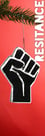 a resist fist ornament