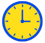 Ícono de reloj, representando atención rápida en menos de 24h en Xianna Studio