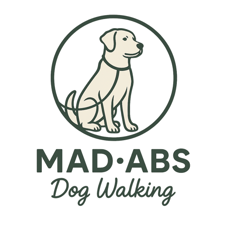 Mad Abs Dog Walking logo