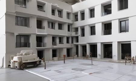 Maqueta de diseño de edificio
