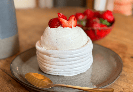 Pavlova aux fraises