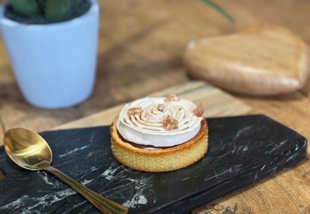 Tarte chocolat marron
