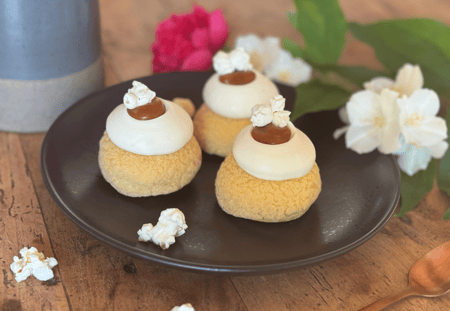 Choux popcorn caramel