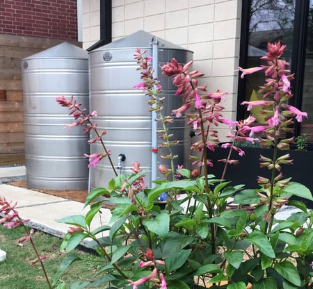 500 gallon steel rainwater tanks