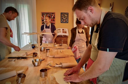 Roll the pasta in Verona
