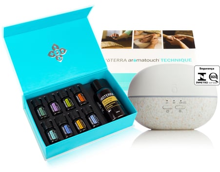 kit técnica aromatouch doterra óleos essenciais