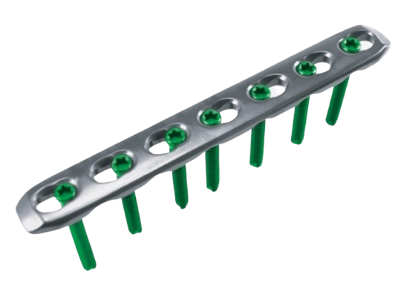 Placa Recta Angosta / Ligera para Tibia