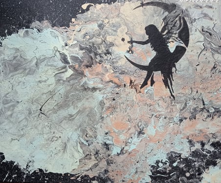 Féérique -130€- Peinture acrylique 60X80 - 2024