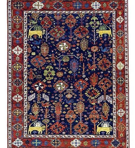 KHORASAN - 196cm x 149cm (6'5 x 4'11) - HANDMADE RUGS - THE HANDMADE RUG COMPANY