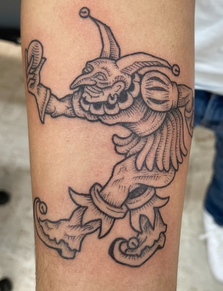 Juggler or Clown Tattoo