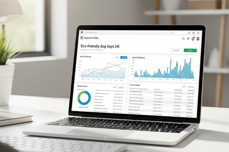 Keyword research for eco-friendly pet products UK