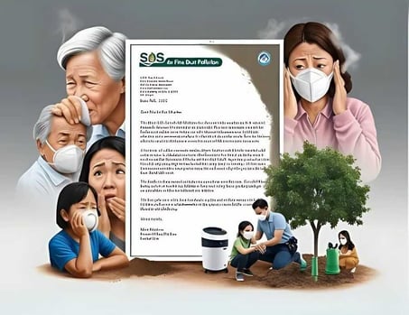 Lá thư gửi kêu gọi chống bụi mịn