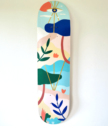 Décoration murale par l'artiste peintre Ilda