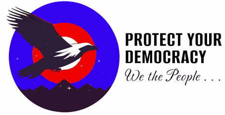 Protest to Save Our Democracy logo
