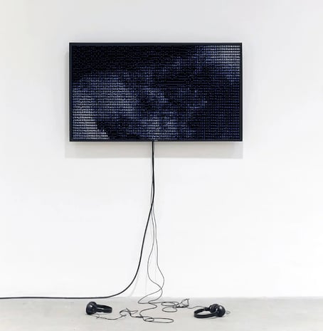 JOANNA WLASZYN DATA CLOUDS ART INSTALLATION