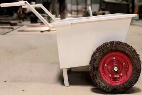 A wheel bars for construction sites.