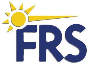 a logo for frs