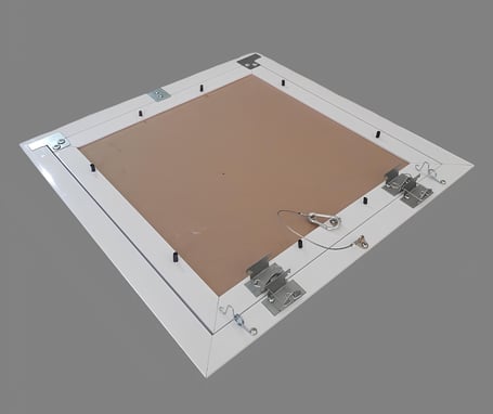 a picture of a square shaped object with a brown paper