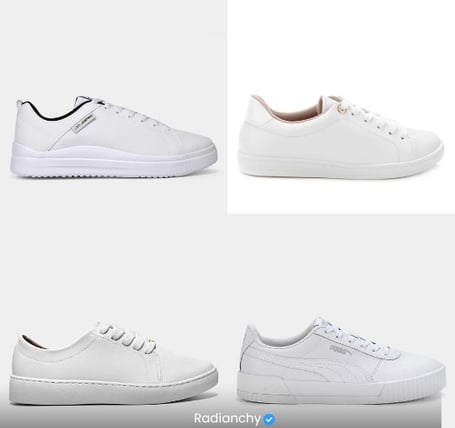 TENIS BRANCO CASUAL