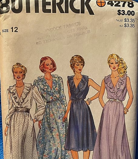B4278 dress pattern tiracooks