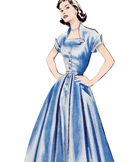 B7019 dress pattern tiracooks