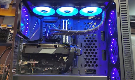 leds azules ordenador