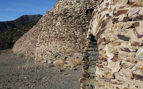 Death Valley, CA - 1877 Charcoal kilns to heat/process silver & ore in the desert