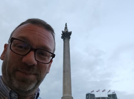 Me buying Nelson's Column